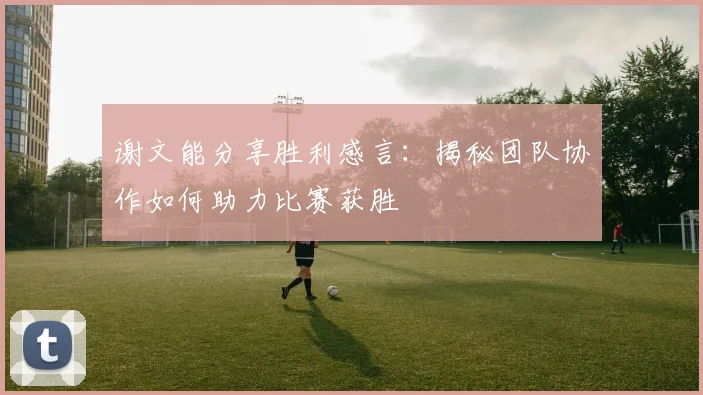 谢文能分享胜利感言:揭秘团队协作如何助力比赛获胜